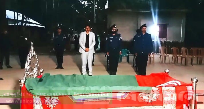 বীর মুক্তিযোদ্ধা আবুল হাসানের রাষ্ট্রীয় মর্যাদায় দাফন কাজ শেষ হয়।