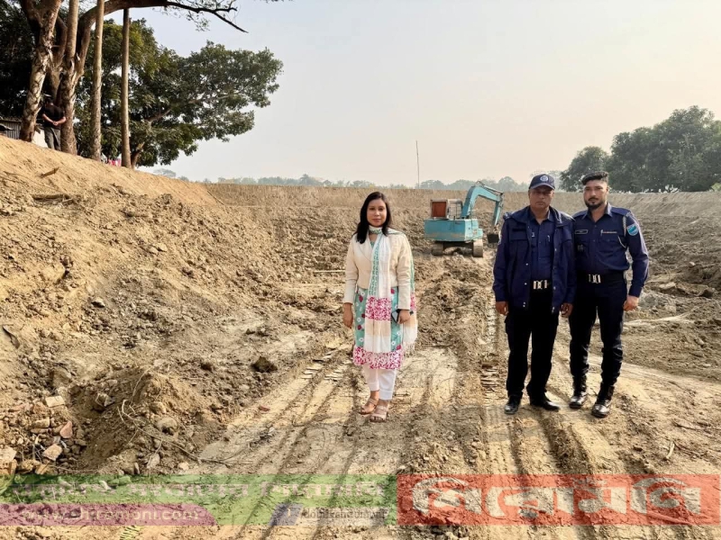 ফরিদপুরের সদরপুরে অবৈধভাবে মাটি কাটায় জরিমানা