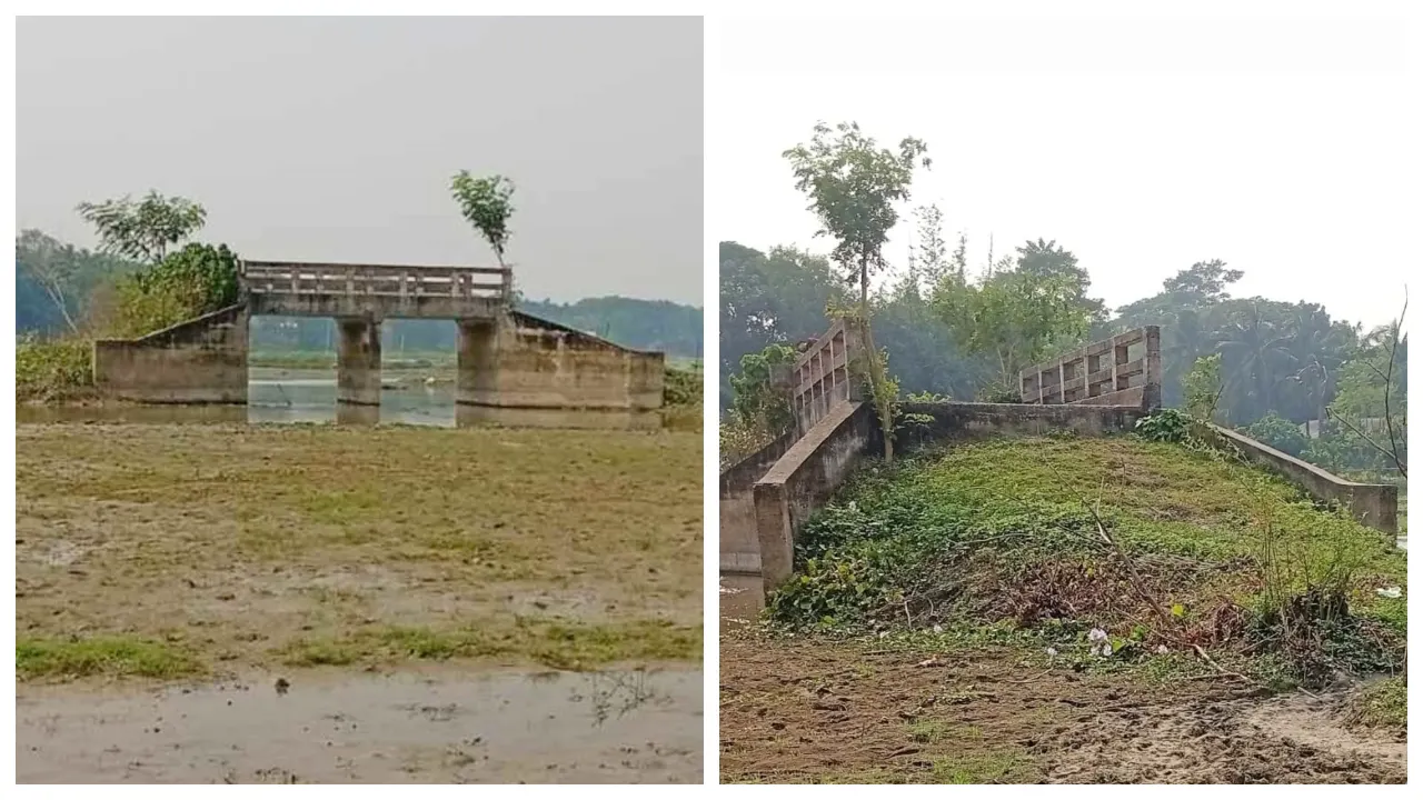 নড়াইলের লোহাগড়ায় সেতুর দুই পাশে সংযোগ সড়ক নেই
