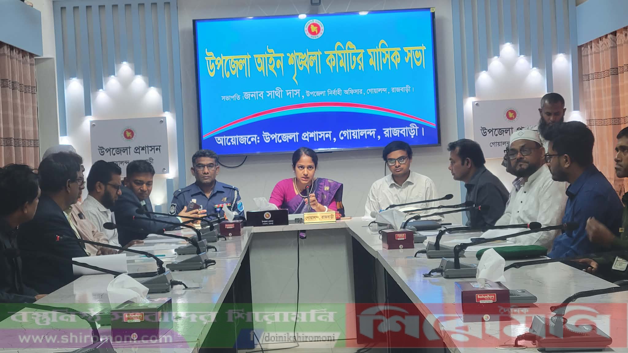 গোয়ালন্দে আইন-শৃঙ্খলা রক্ষায় সহযোগিতা চাইলেন ইউএনও