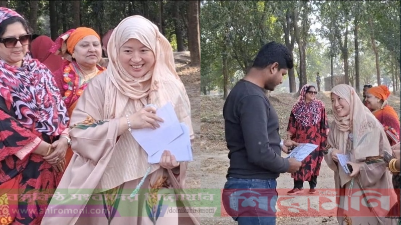 কুষ্টিয়া-৩ আসনে আলোচনায় বিএনপি প্রার্থীর চীনা স্ত্রী