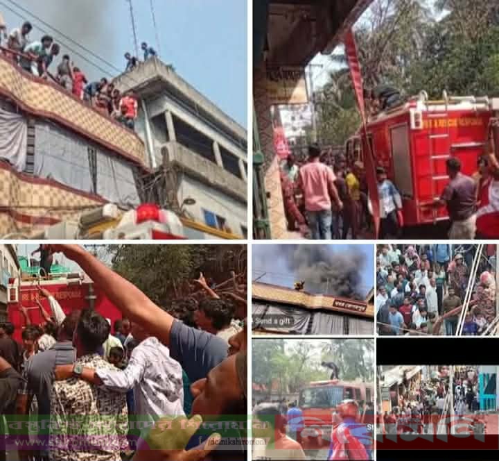 কেশবপুর ব্যাংক ভবনে অগ্নিকাণ্ড, দুই ঘণ্টার চেষ্টায় নিয়ন্ত্রণে