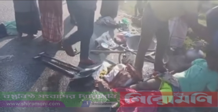 গাংনীতে ইঞ্জিন চালিত ট্রলি উল্টে ৬ শ্রমিক আহত