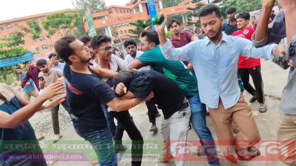 বরিশাল বিশ্ববিদ্যালয়ে ছাত্রদল-শিবির সংঘর্ষ